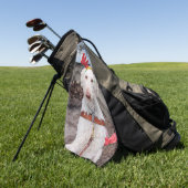 Serviette De Golf Noël Ollie (Vert)