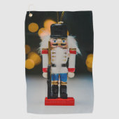Serviette De Golf Noël SlipperyJoe nutcracker figurine ornement (Devant)