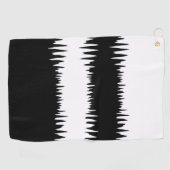 Serviette De Golf Noir et blanc cool (Horizontal)