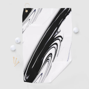 Serviette De Golf Noir et blanc moderne