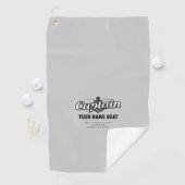 Serviette De Golf Nom de capitaine personnalisé Année et plus (En situation)
