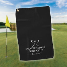 Nom de club de golf personnalisé Noir et Blanc