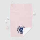 Serviette De Golf Nom du club de loisirs Navy BlueGolf (En situation)