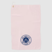 Serviette De Golf Nom du club de loisirs Navy BlueGolf (Devant)