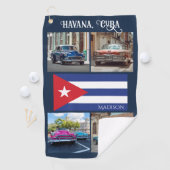Serviette De Golf Nom personnalisé Cuba (En situation)