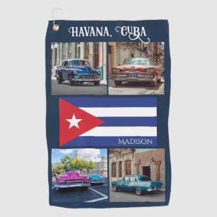 Serviette De Golf Nom personnalisé Cuba