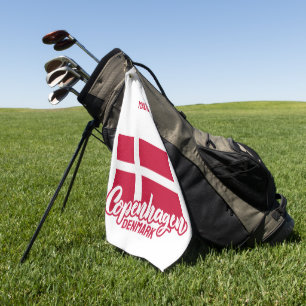 Serviette De Golf Nom personnalisé Danemark
