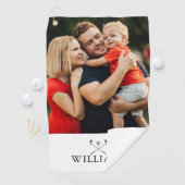 Serviette De Golf Nom personnalisé Golf Clubs Photo (En situation)