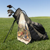 Serviette De Golf Nom personnalisé Wine Lover's (Vert)