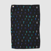 Serviette De Golf Norse At Night Golf Towel (Devant)