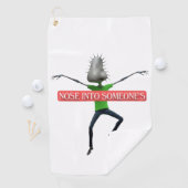 Serviette De Golf Nosey business (En situation)