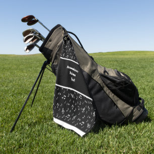 Serviette De Golf note, musique, musique, mélodie, son, symbole, cle