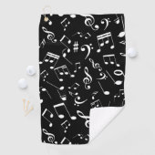 Serviette De Golf Notes musicales 2 (En situation)