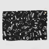 Serviette De Golf Notes musicales 2 (Horizontal)