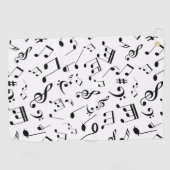 Serviette De Golf Notes musicales 3 (Horizontal)