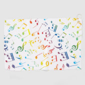 Serviette De Golf Notes musicales 4 (Horizontal)