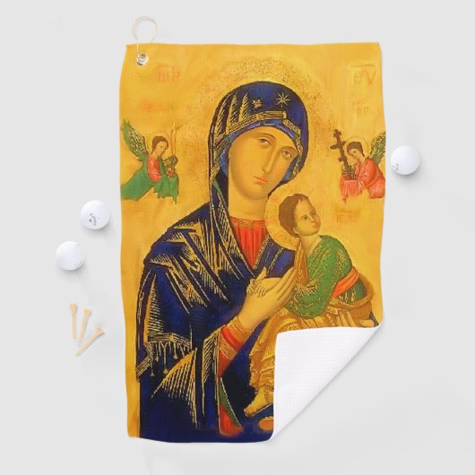 Serviette De Golf Notre mère de l'aide perpétuelle (En situation)