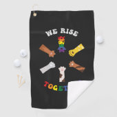 Serviette De Golf Nous nous rassemblons | EMPREINTE DE PATTE | Diver (En situation)