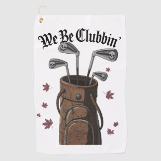 Serviette De Golf Nous Sommes Des Clubbin'