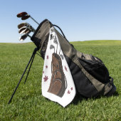 Serviette De Golf Nous Sommes Des Clubbin' (Vert)
