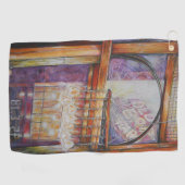 Serviette De Golf Nous sommes tous des papillons de nuit qui volent (Horizontal)