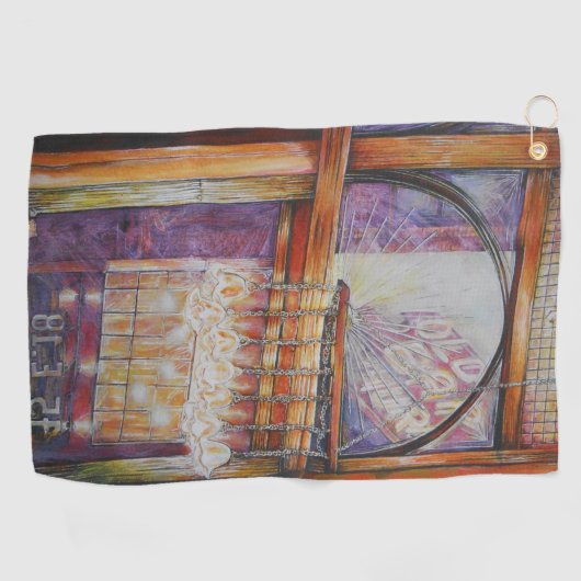 Serviette De Golf Nous sommes tous des papillons de nuit qui volent (Horizontal)