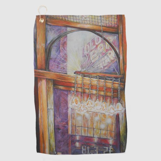 Serviette De Golf Nous sommes tous des papillons de nuit qui volent (Devant)