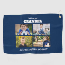 Nous vous aimons Papi 4 Photo Bleu marine