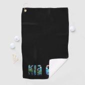 SERVIETTE DE GOLF NOUVELLE-ZÉLANDE KIA ORA GOLF TOWEL (En situation)