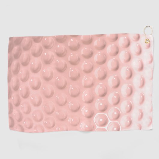 Serviette De Golf Novelty Pink Golf Ball (Horizontal)