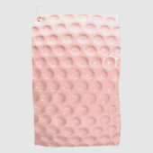 Serviette De Golf Novelty Pink Golf Ball (Devant)
