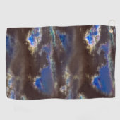 Serviette De Golf Nuages foncés très rustiques avec déplacement perc (Horizontal)