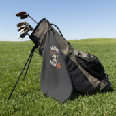 Serviette De Golf Nuit d'Halloween de chien (2) (Vert)