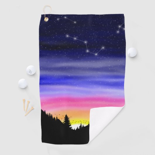 Serviette De Golf Nuit Diamond (En situation)