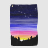 Serviette De Golf Nuit Diamond (Devant)