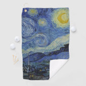 Serviette De Golf "Nuit étoilée" par Van Gogh (En situation)