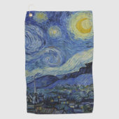 Serviette De Golf "Nuit étoilée" par Van Gogh (Devant)