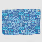 Serviette De Golf Number pattern (Horizontal)