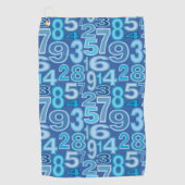 Serviette De Golf Number pattern (Devant)