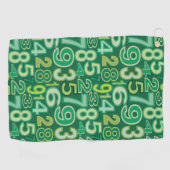 Serviette De Golf Number pattern (Horizontal)