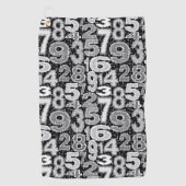 Serviette De Golf Number pattern (Devant)