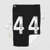 Serviette De Golf Numéro de sport 44 (En situation)