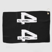 Serviette De Golf Numéro de sport 44 (Horizontal)
