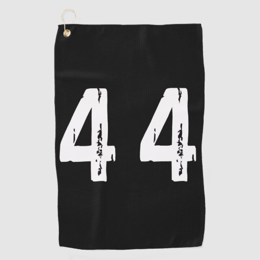 Serviette De Golf Numéro de sport 44 (Devant)