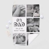 Serviette De Golf Numéro moderne Un papa photo Collage (En situation)