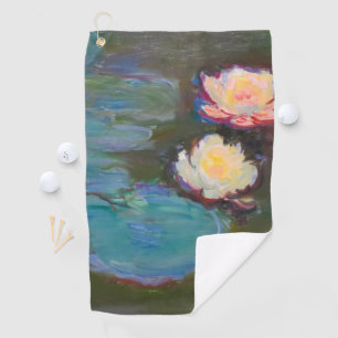 Serviette De Golf Nymphéas de Monet Étang aux Nymphéas Peinture de N