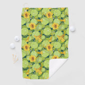 Serviette De Golf Nymphéas vintage (En situation)