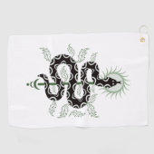 Serviette De Golf Oasis du serpent (Horizontal)