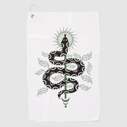 Serviette De Golf Oasis du serpent (Devant)