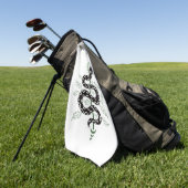 Serviette De Golf Oasis du serpent (Vert)